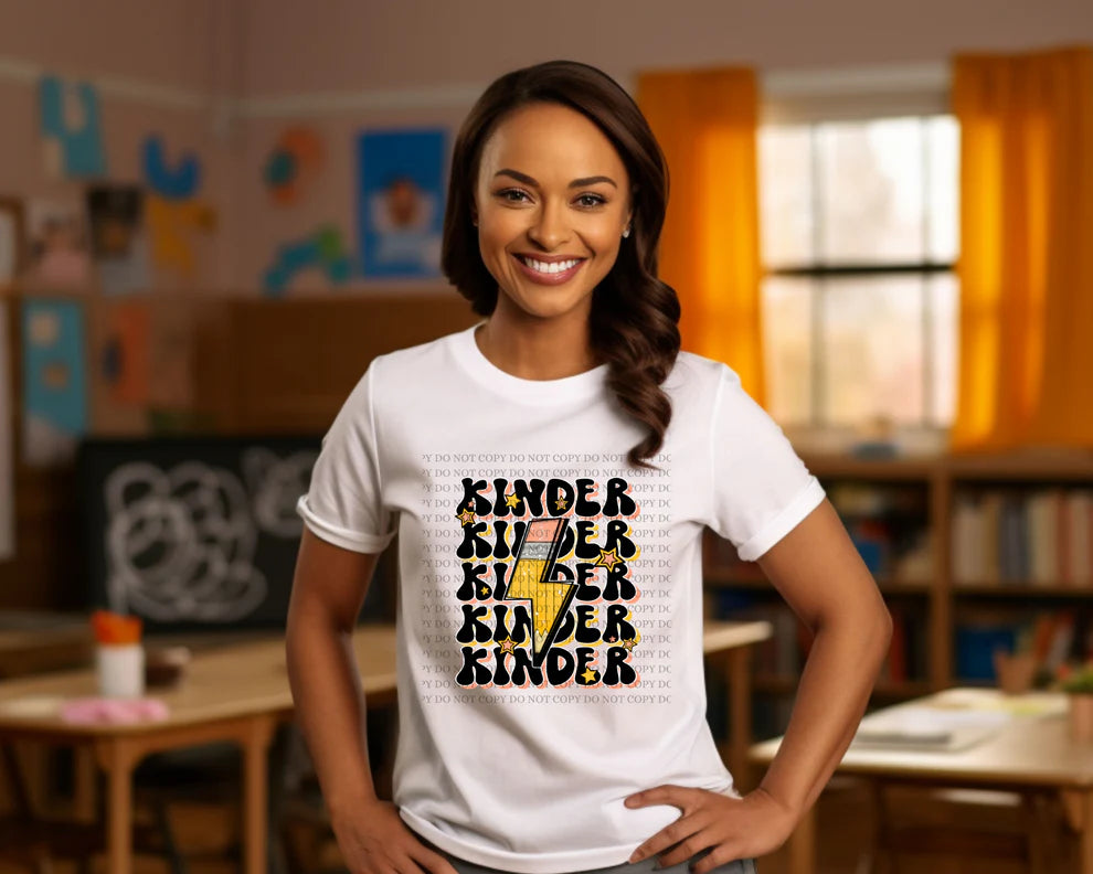 Kinder retro shirt. -Mayan Craft Shop