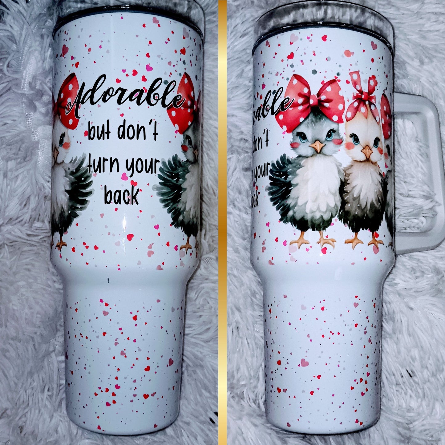 Adorable Chicks 40 OZ. Tumbler - Mayan Craft Shop
