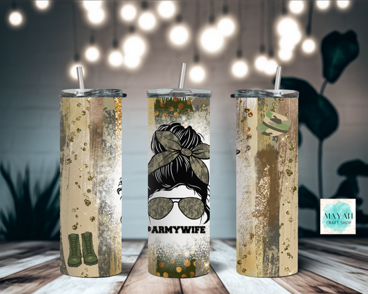 Army Wife Tumbler