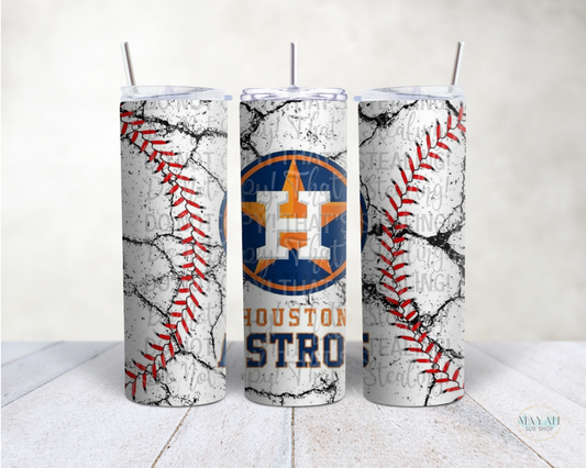 Houston baseball tumbler. -Mayan Sub Shop