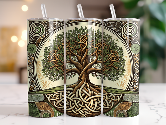 Tree of life tumbler. -Mayan Sub Shop