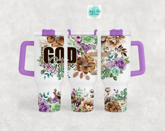 God got me 40 oz tumbler. -Mayan Craft Shop