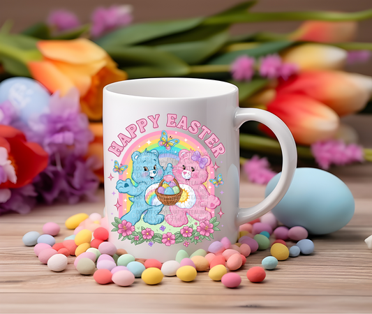 Happy Easter bears coffee mug. -Mayan Sub Shop