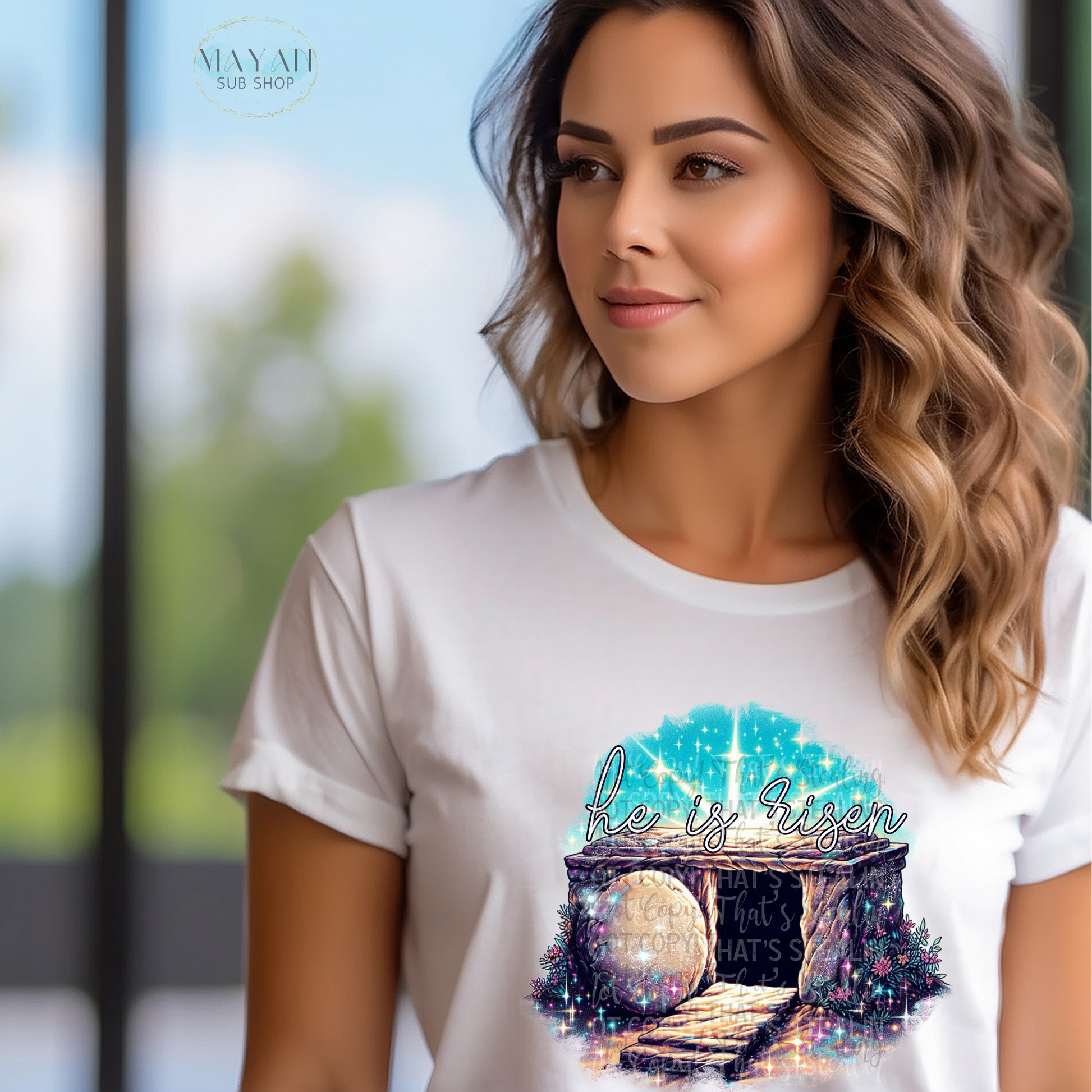 He Is Risen Shirt - Mayan Sub Shop