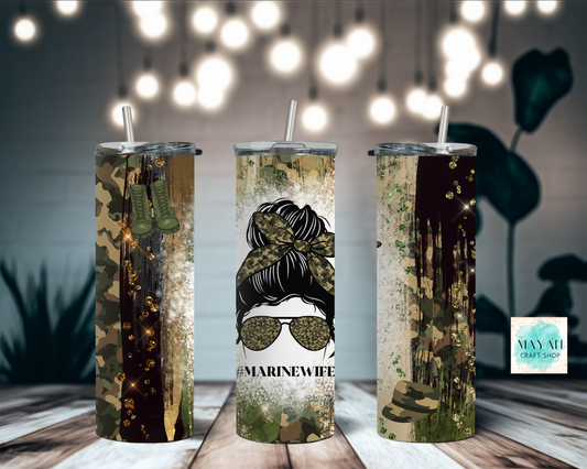 Marine Wife Tumbler