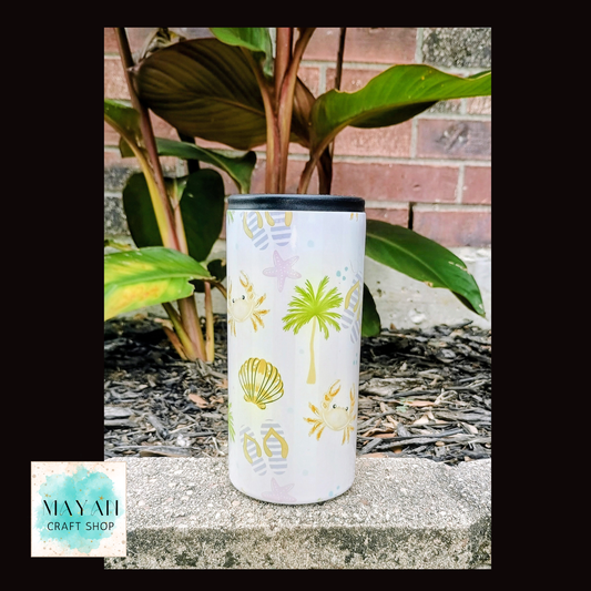 Beach Life Can Cooler