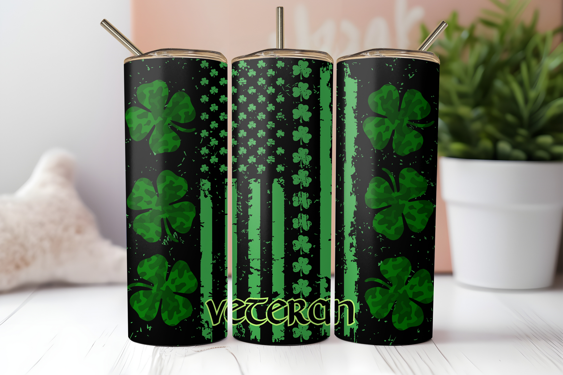 St. Patrick's veteran tumbler. -Mayan Sub Shop