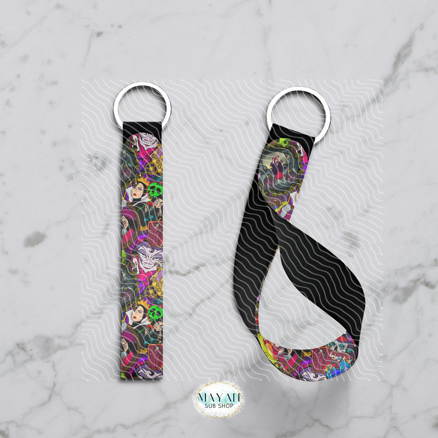 Vllain mash up wristlet key chain. -Mayan Sub Shop