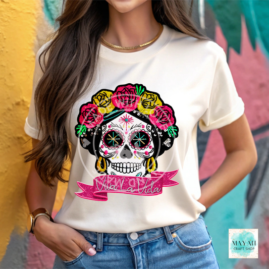 Viva la vida shirt. -Mayan Craft Shop