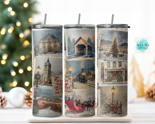 Winter Village Express Tumbler