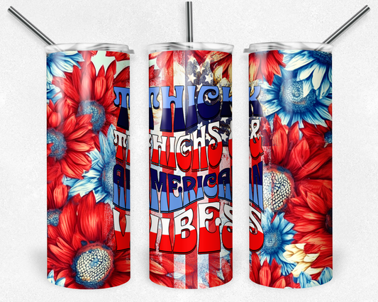 American vibes tumbler - Mayan Sub Shop