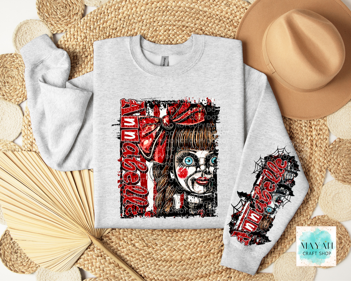 Ann_b_lle Sweatshirt w/ Sleeve Design