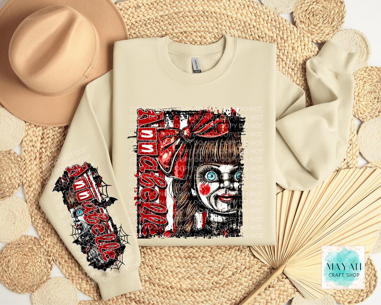 Ann_b_lle Sweatshirt w/ Sleeve Design
