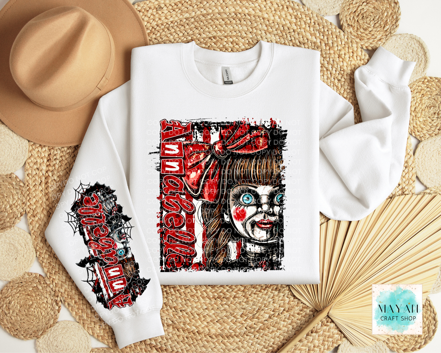 Ann_b_lle Sweatshirt w/ Sleeve Design