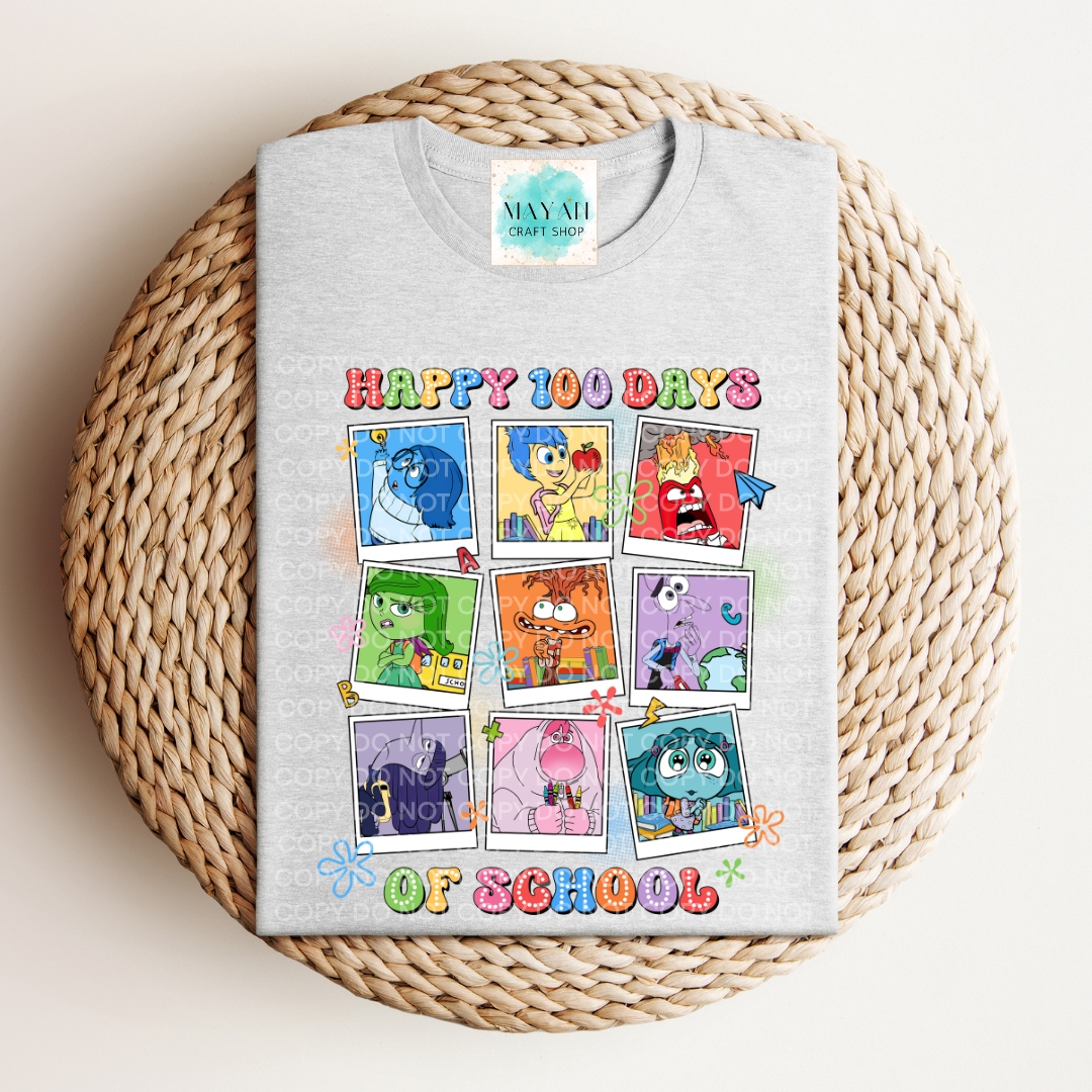 Happy 100 days ash grey shirt. -Mayan Craft Shop