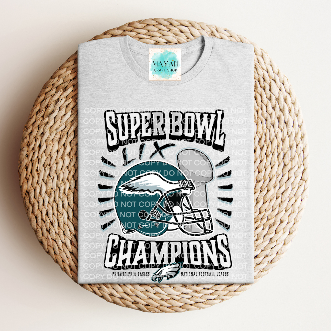 SB 2025 champs ash grey shirt. -Mayan Craft Shop