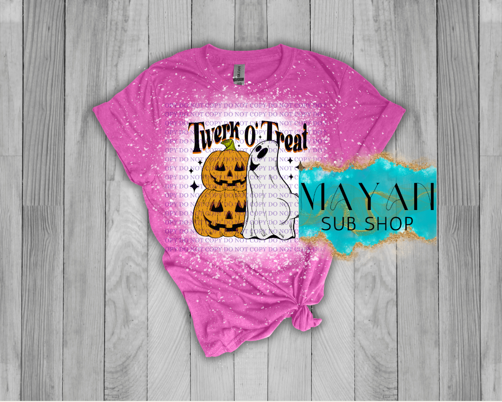 Twerk O' Treat Bleached Shirt - Mayan Sub Shop