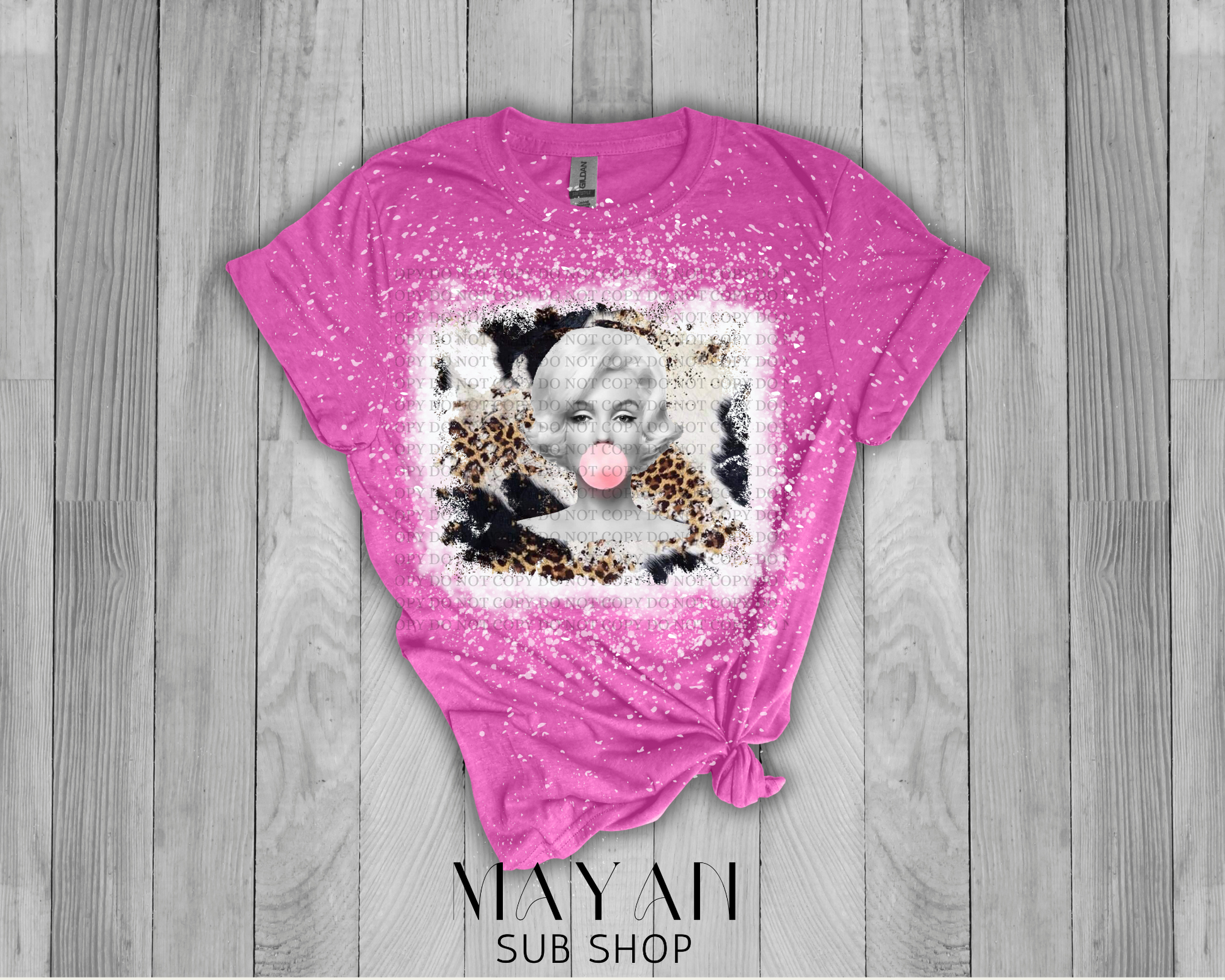 Vintage Marilyn Monroe Bleached Shirt - Mayan Sub Shop