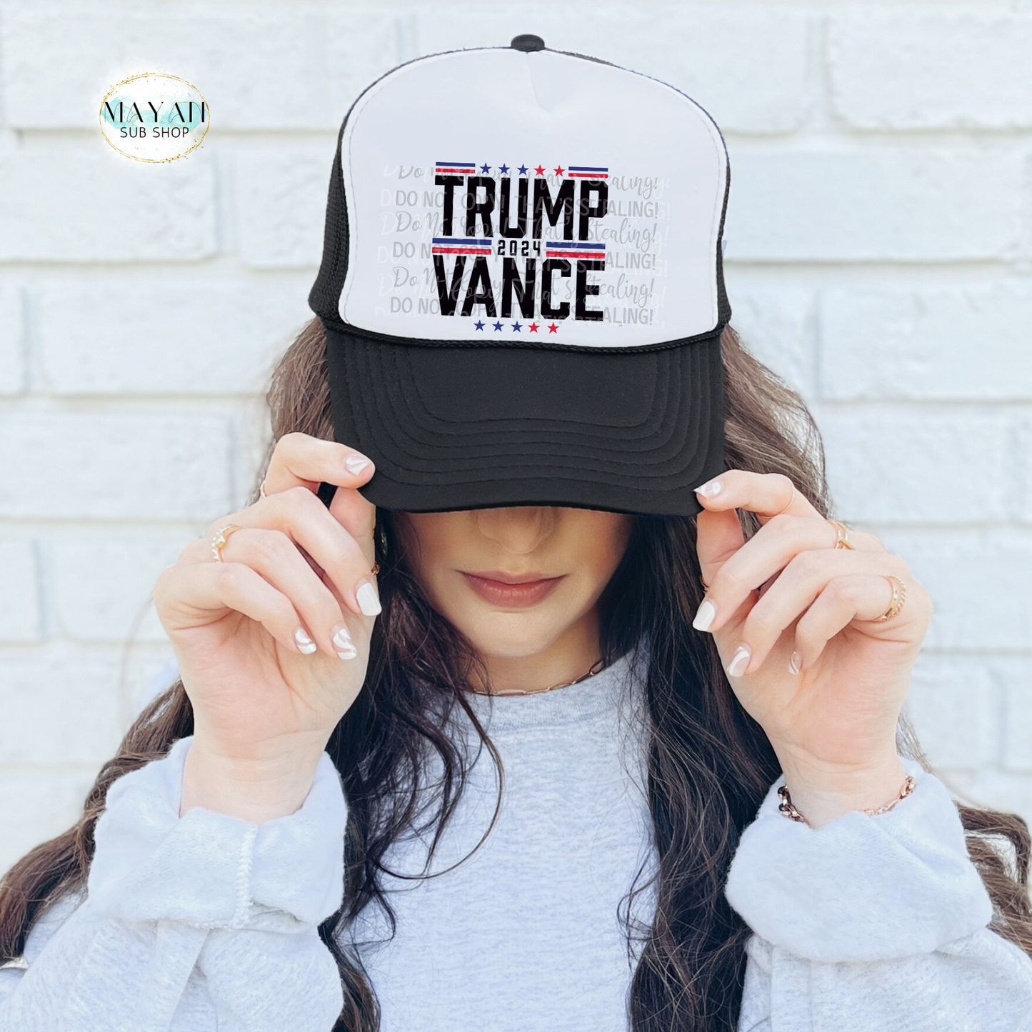 Trump 2024 Vance trucker hat. -Mayan Sub Shop