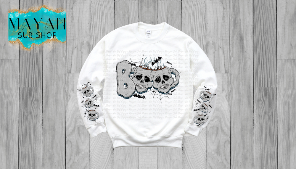 Boo sweatshirt. -Mayan Sub Shop