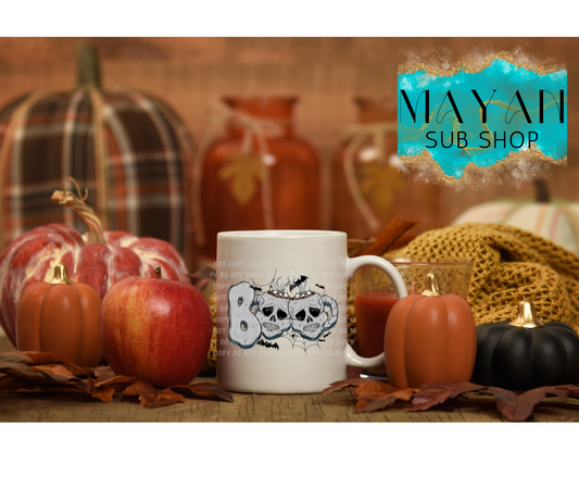 Boo 15 oz. coffee mug. -Mayan Sub Shop