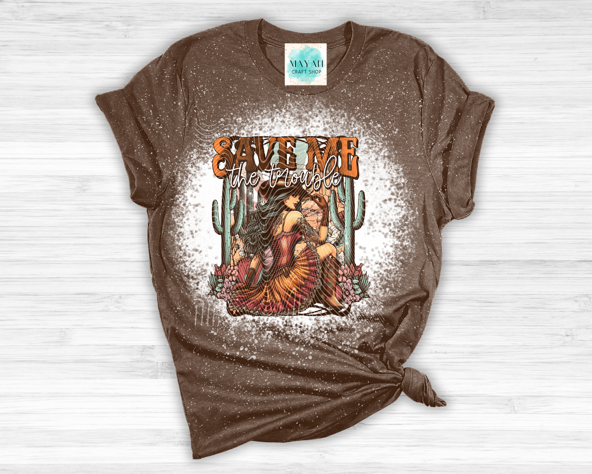 Save me the trouble bleached shirt.