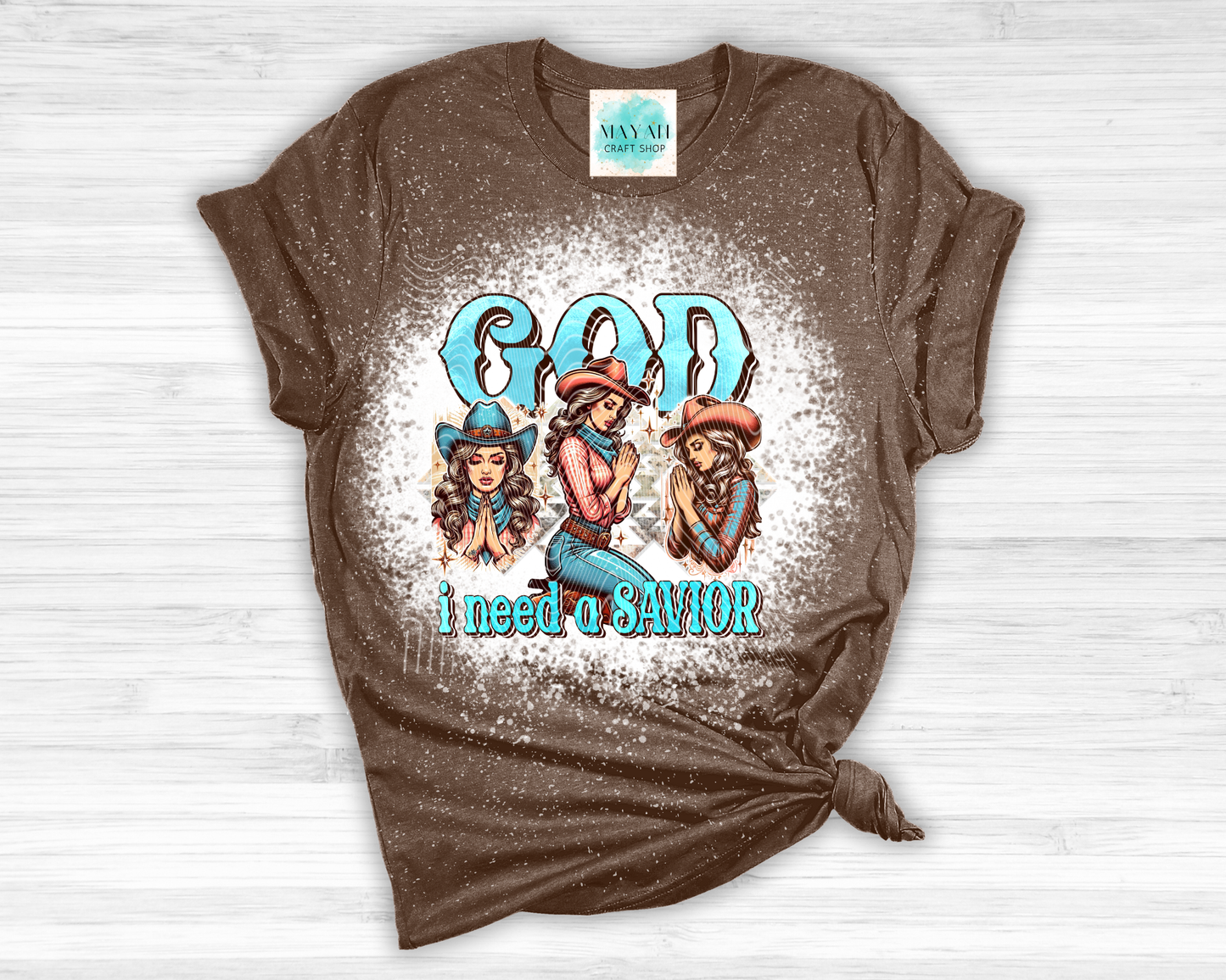 I need a savior bleached shirt.