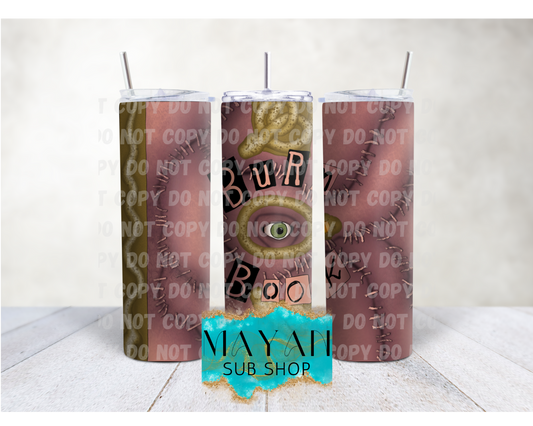 Burn Book 20 oz. Skinny Tumbler - Mayan Sub Shop