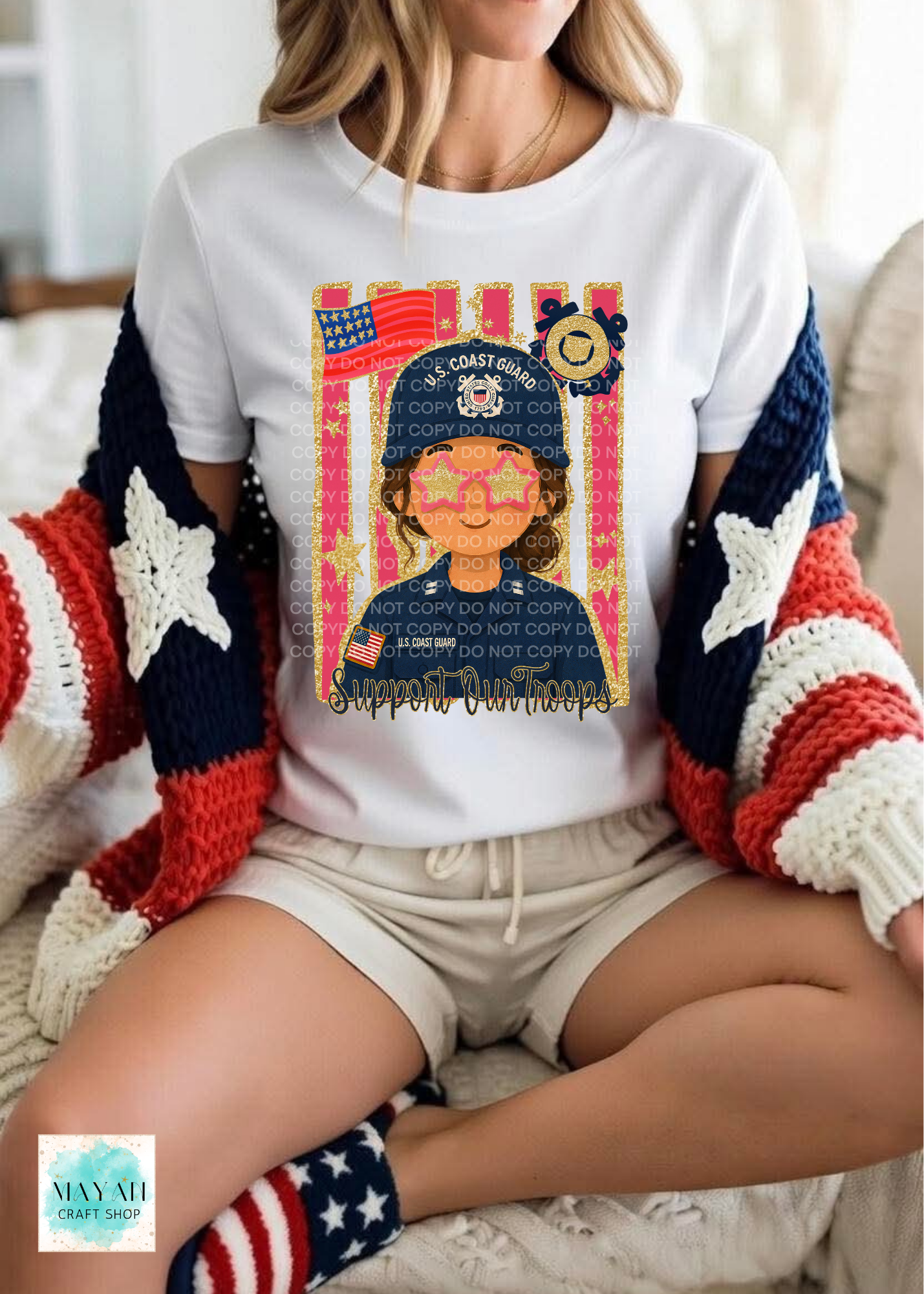 Support our troops shirt.