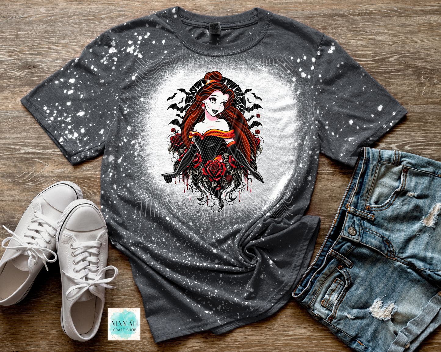 Spooky Belle Bleached Shirt