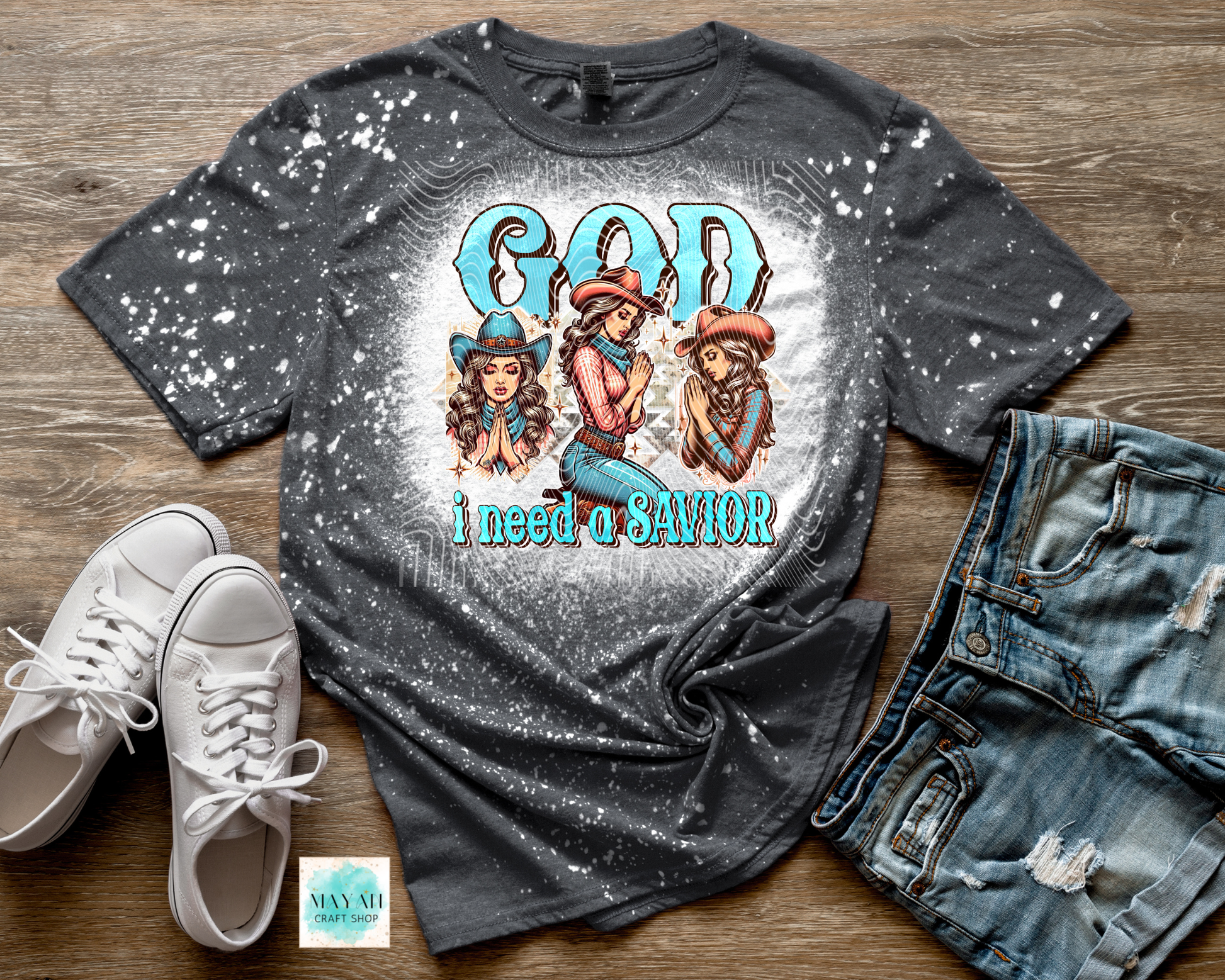 I need a savior bleached shirt.