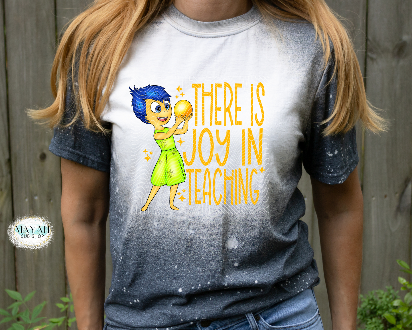 Joy In Teaching Bleached Tee