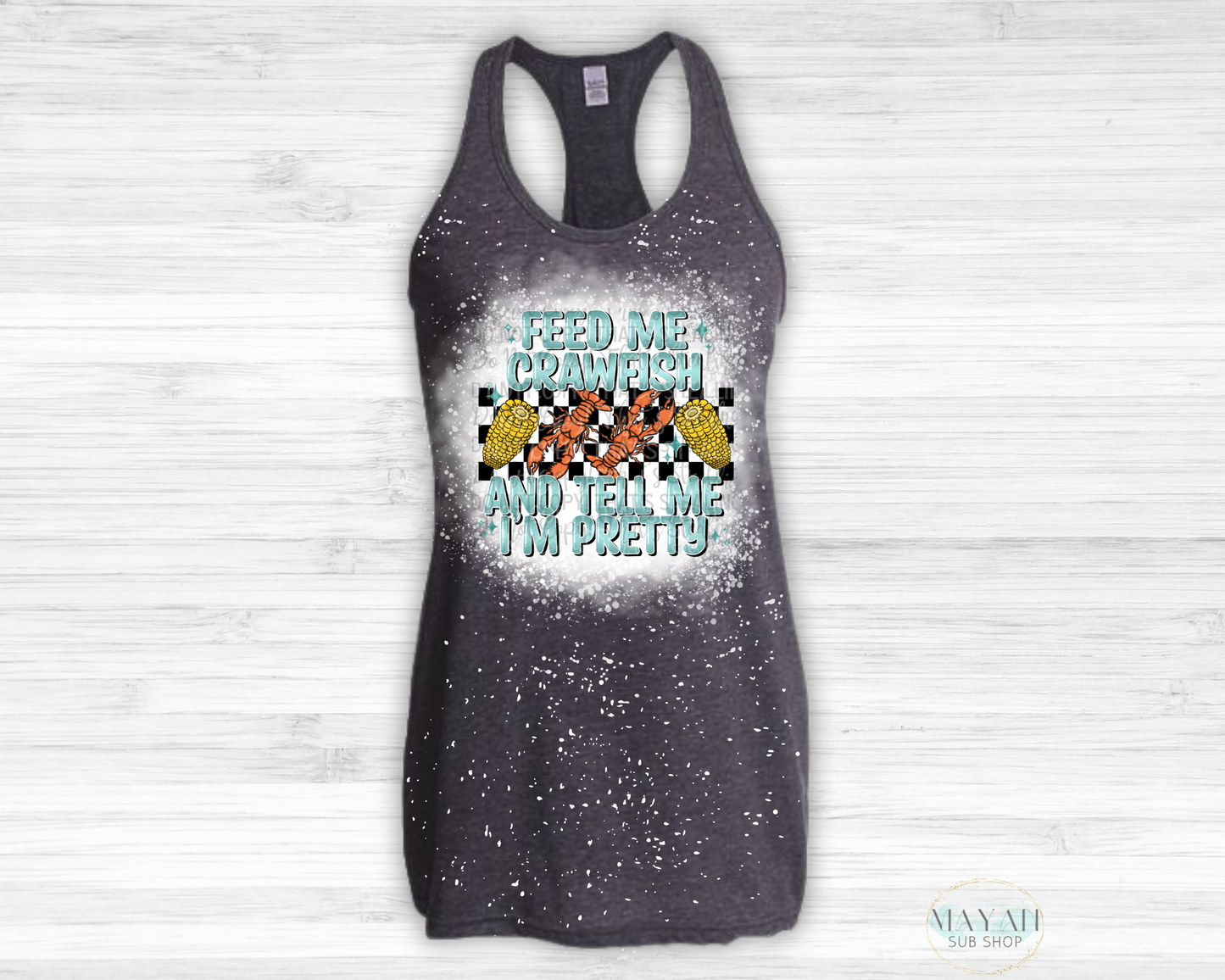 Feed Me Crawfish Racerback Tank - Mayan Sub Shop