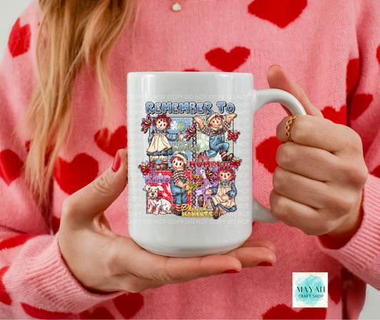 Cherish moments coffee mug. -Mayan Craft Shop