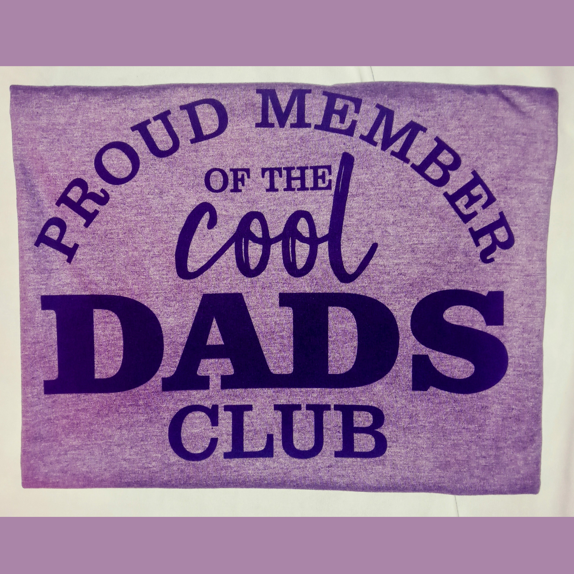 Cool dads club heather maroon shirt. -Mayan Craft Shop