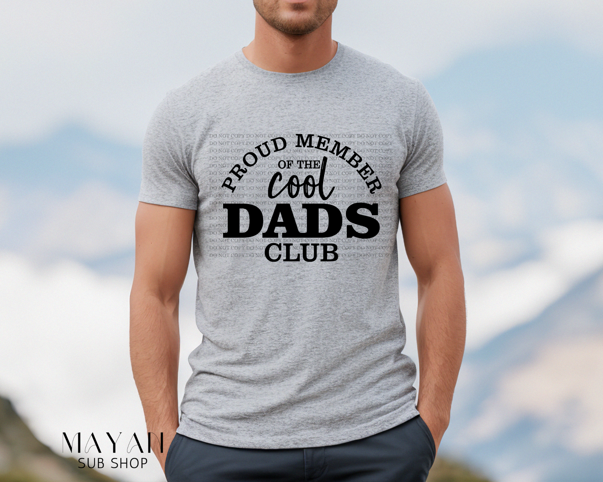 Cool dads club shirt - Mayan Sub Shop