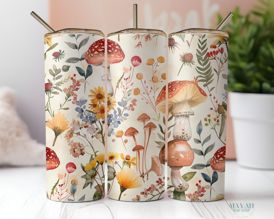 Cottagecore tumbler. -Mayan Sub Shop
