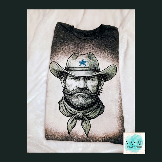 Dallas Football Mascot Bleached Shirt - Mayan Craft Shop