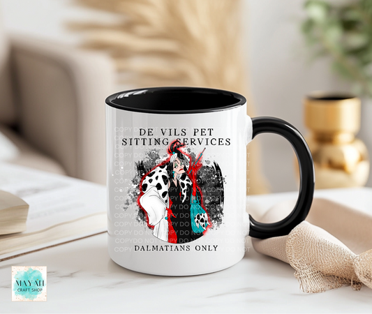 Pet sitting services coffee mug. -Mayan Craft Shop