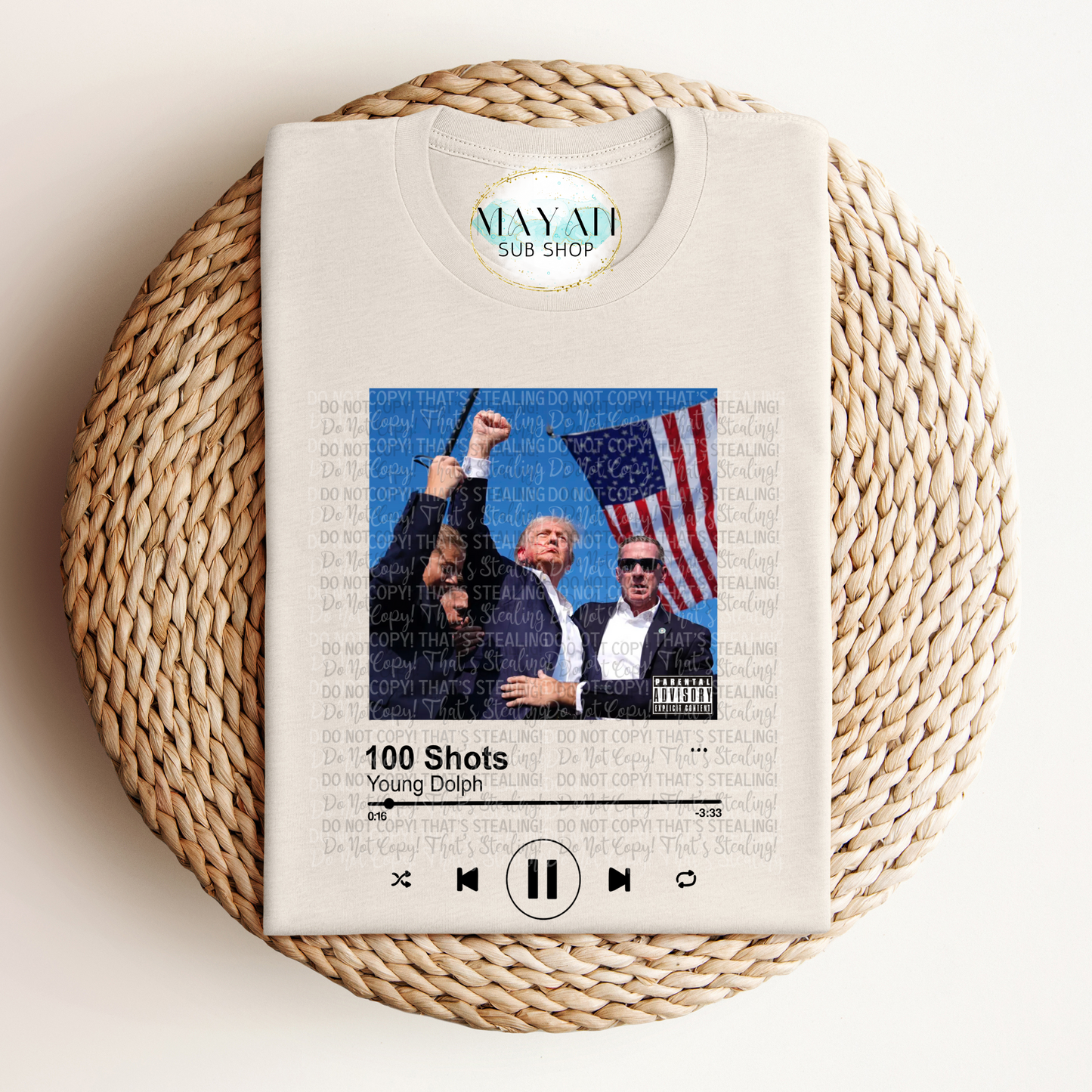 Trump 100S Song Shirt