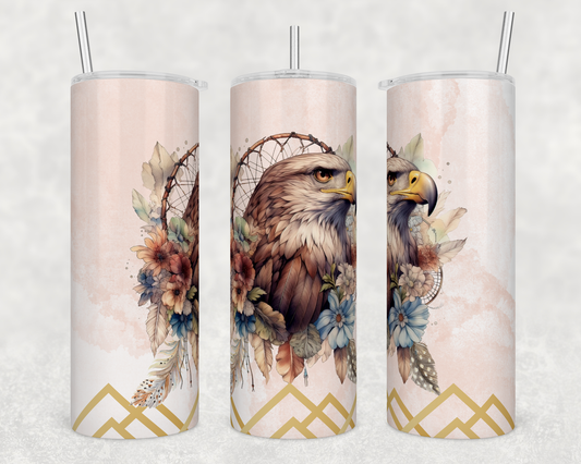 Eagle dreamcatcher 20 oz. skinny tumbler. - Mayan Sub Shop