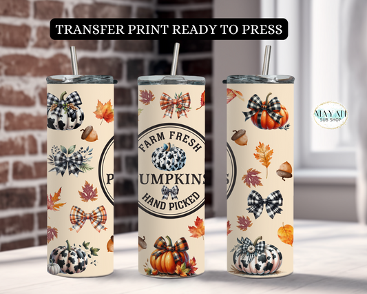 Farm Fresh Pumpkins Transfer Prints