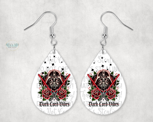 Dark lord vibes earrings. - Mayan Sub Shop