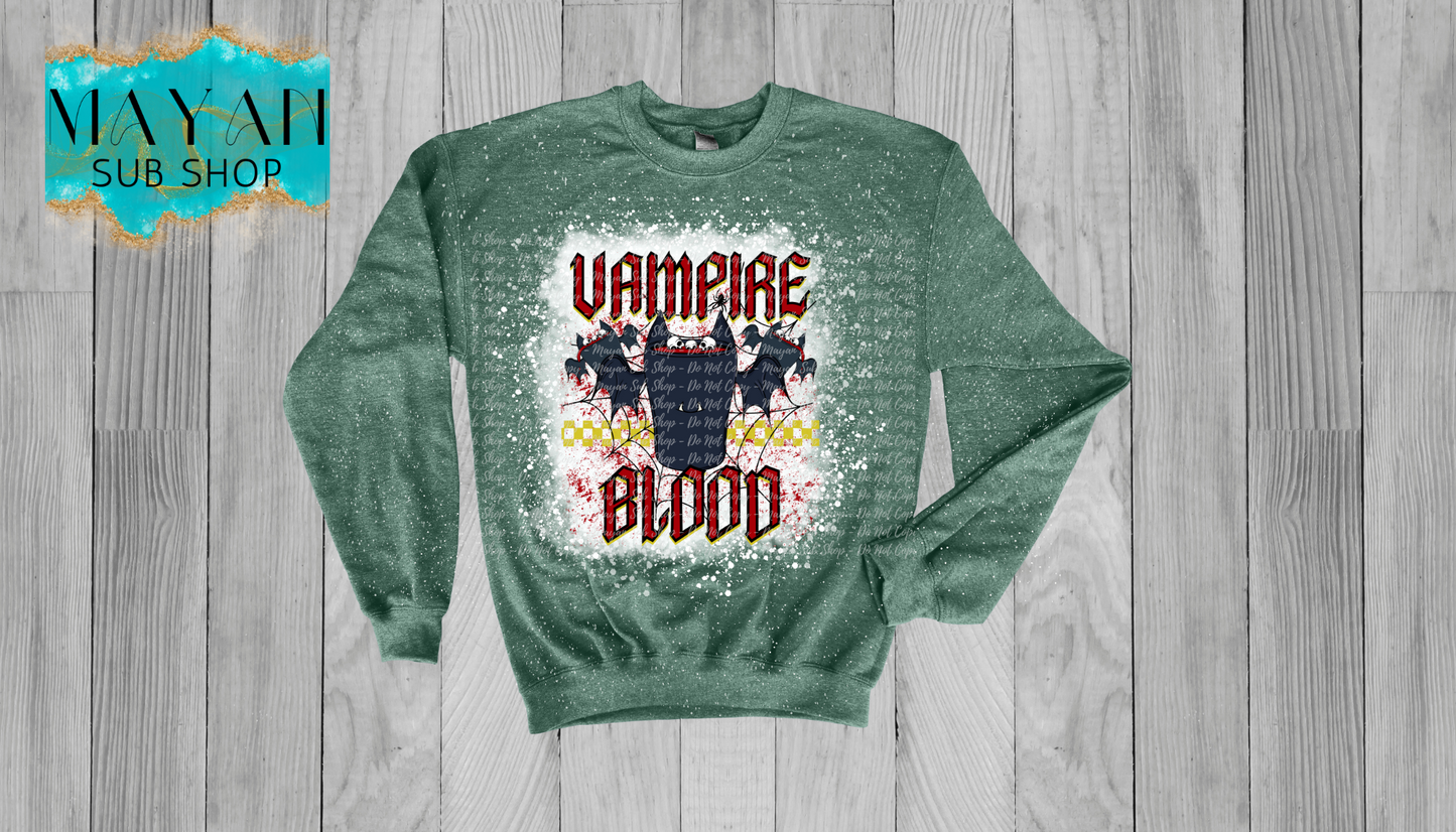 Vampire Blood Bleached Sweatshirt - Mayan Sub Shop