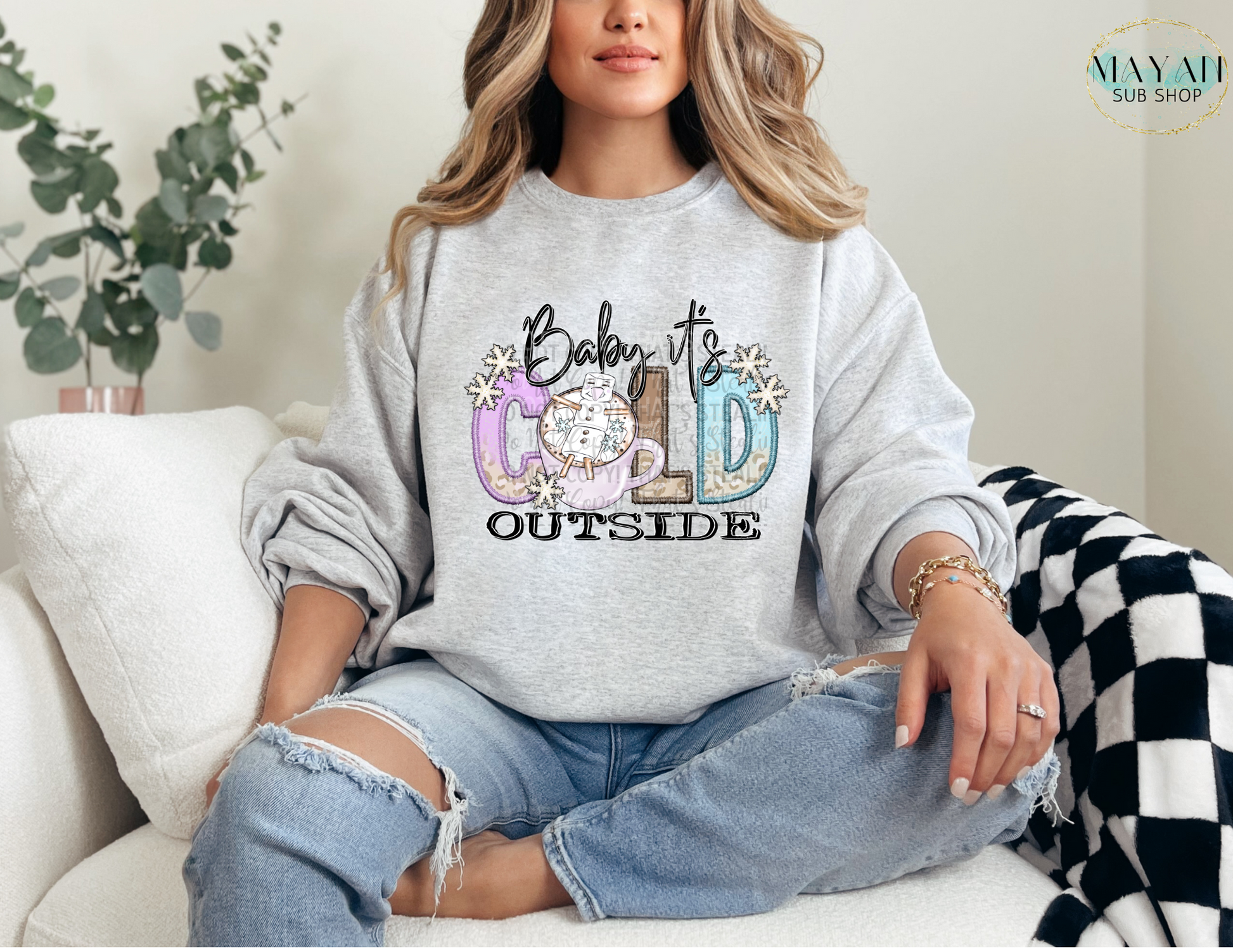 Cold Outside Sweatshirt - Mayan Sub Shop