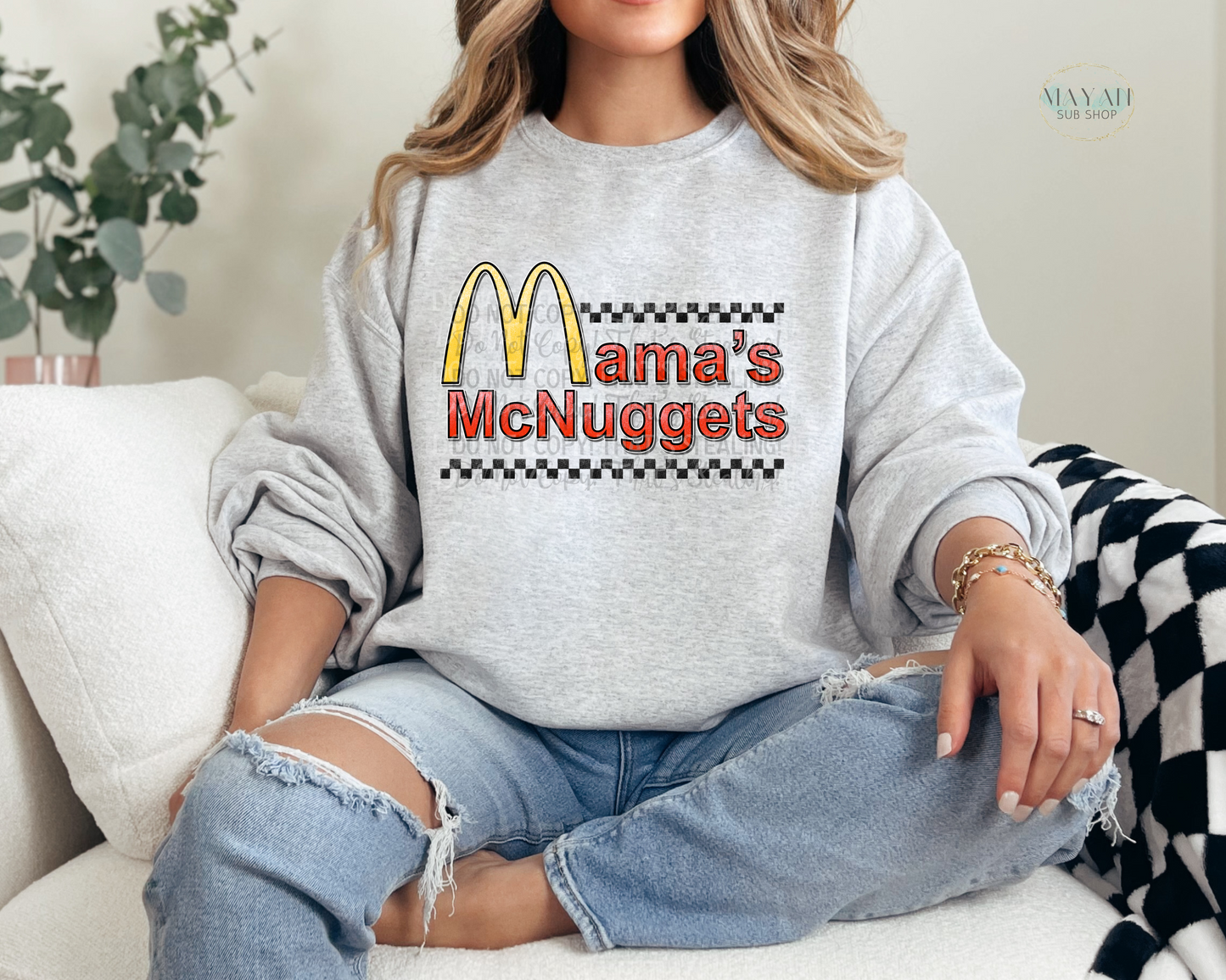 Mama's Nuggets Sweatshirt - Mayan Sub Shop