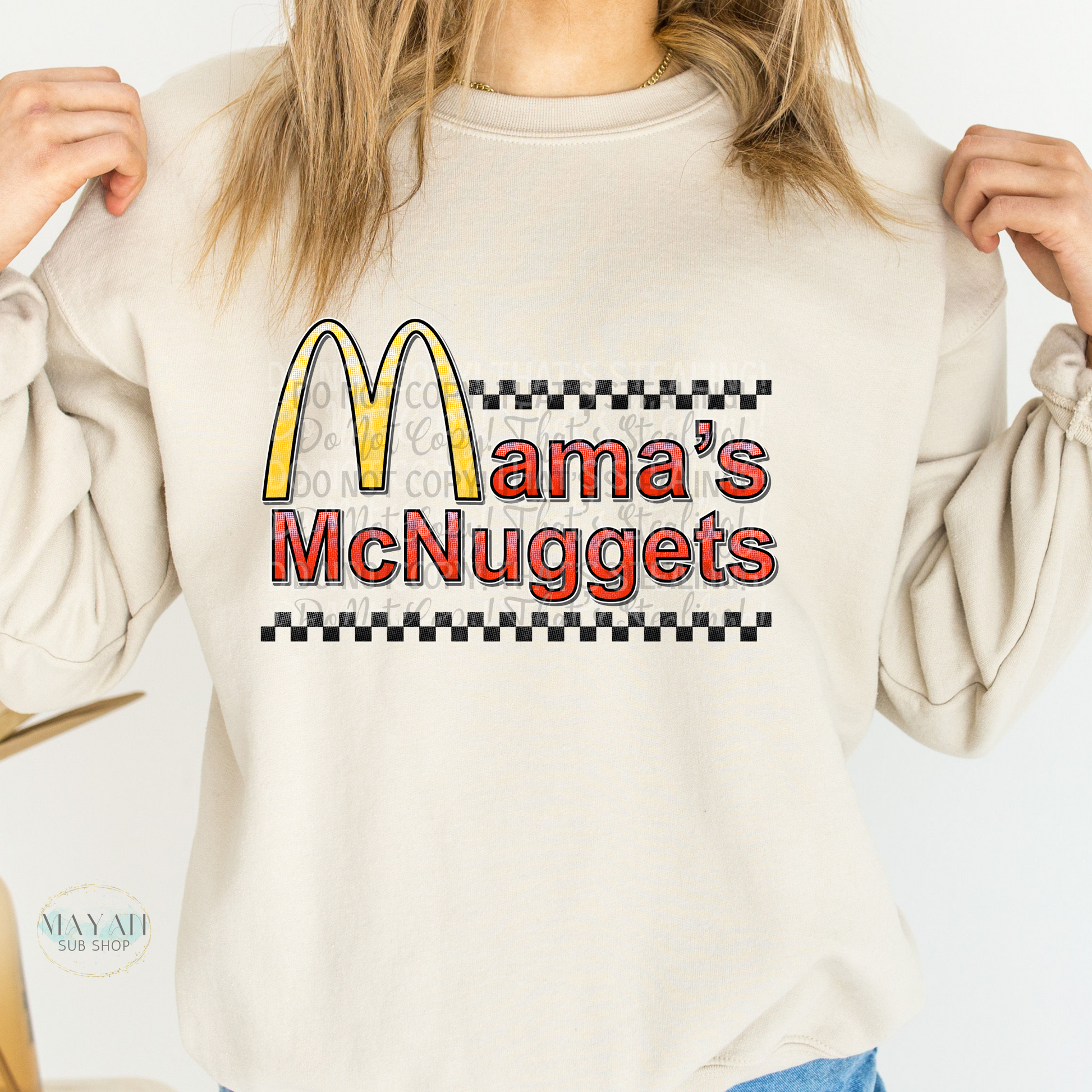 Mama's Nuggets Sweatshirt - Mayan Sub Shop