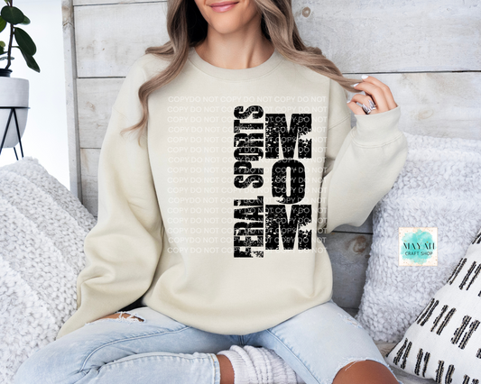 Feral sports mom sand sweatshirt. -Mayan Craft Shop