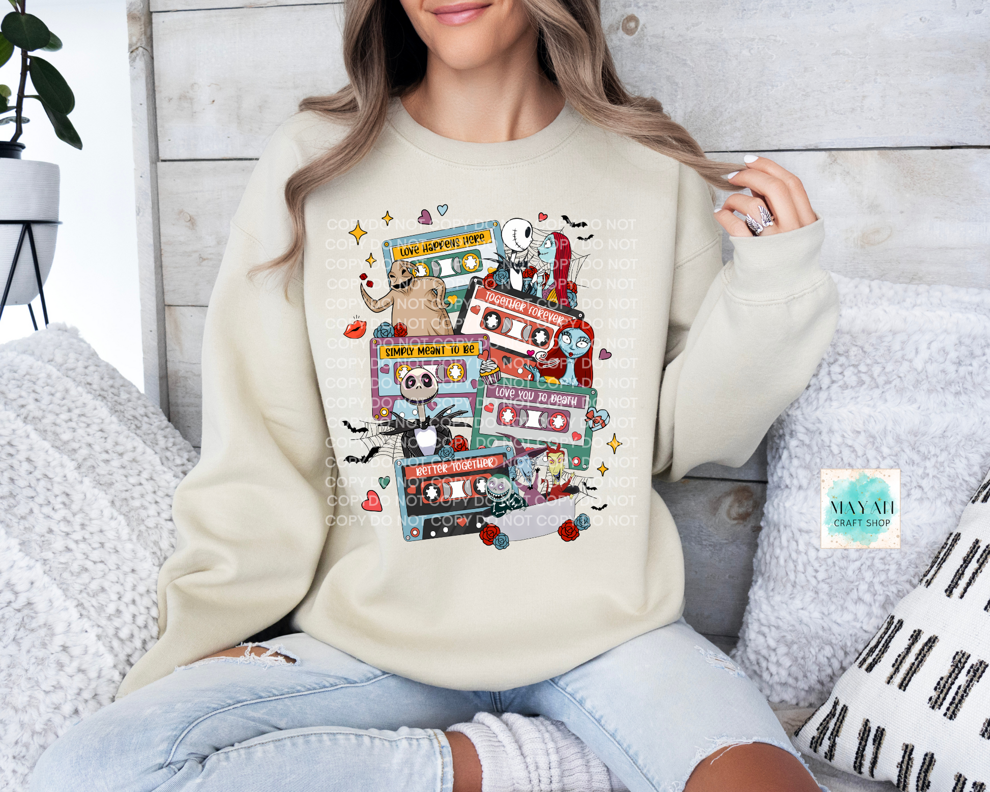 Love mixtape n.b.c. sand sweatshirt. -Mayan Craft Shop