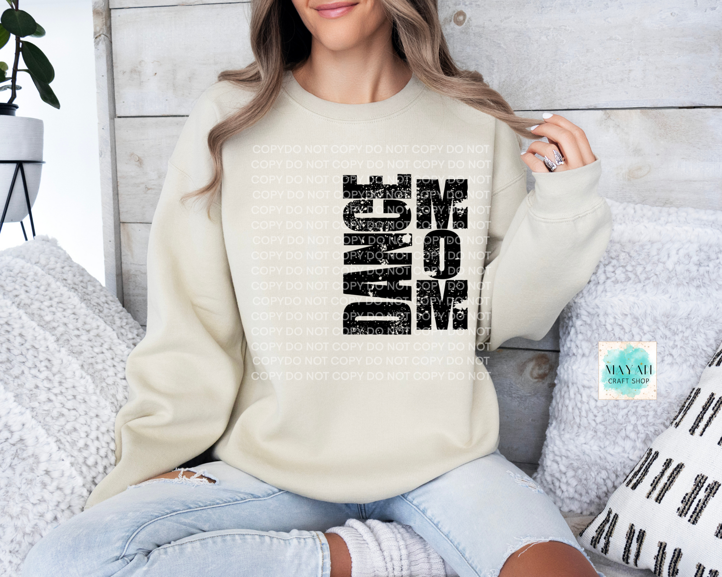 Dance mom sand sweatshirt. -Mayan Craft Shop